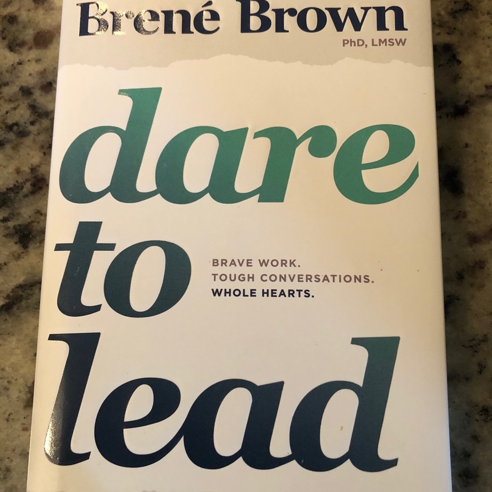 Self help book. Dare to lead